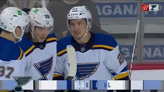 Klim Kostin assists on Bozak's goal vs Flames (24 jan 2022)