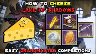 How To Cheese Lake Of Shadows (First Boss/Tormentor/Final Boss) Easy GM Completions [Destiny 2]