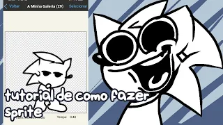 (tutorial de como fazer sprite) Aplicativos Ibis Paint X Pixel station Pydroid 3 Frame por frame FNF