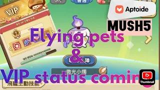 Legend of Mushroom- flying pets and vip sneak peak!