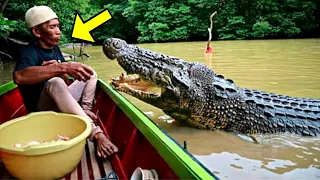 Fisherman Saved A Crocodile From Dying. Then Something Unexpected Happened Years Later!