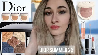 Dior Summer 2023 Makeup Collection| Eden Roc Eyeshadow palette|Review Swatches Makeup Look #dior