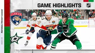 Panthers @ Stars 1/8 | NHL Highlights 2023