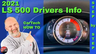 2021 Lexus LS 500 F - CarTech Drivers Screen How To