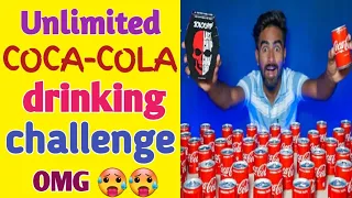 Unlimited Coca Cola drinking challenge 😋 | Looser will eat Jolochip 🥵 | #shorts