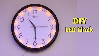 Convert any Wall Clock to LED Wall Clock || Wall Clock Night Light ||