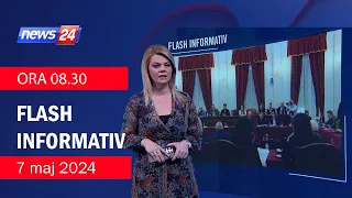 7 maj 2024 Flash Informativ ne News24 ne studio Nisida Tufa (Ora 08.30)