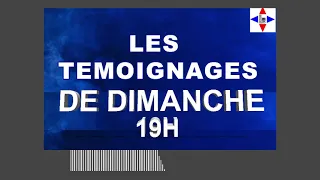 TEMOIGNAGES DE DIMANCHE SOIR LE 14/11/2021 par Chris NDIKUMANA