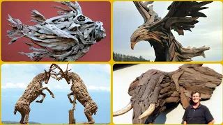 50+ ideas of driftwood craft/driftwood sculpture/art of wood