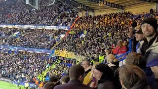 Dortmund fans at Stamford Bridge I Chelsea Champions League March 23