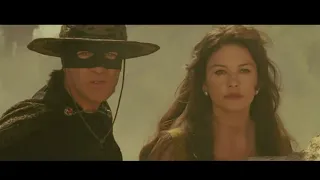 The Legend of Zorro Train Explosion