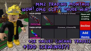 MM2 Trading Montage #6 *INSANE WINS + GOT CCF* (I’m back)