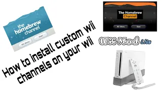 How to get custom wii channels on your wii