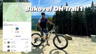 Bukovel DH Trail 1 Встановик кращий час на відрізку в Strava