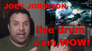 Extreme drummer reacts to Joey Jordison - Disasterpiece live drumcam.