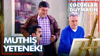 Haluk, Hüseyin ve Şükrü'yü çiziyor - Çocuklar Duymasın 90. Bölüm