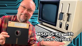 The NEC APC runs MS-DOS from 8" disks