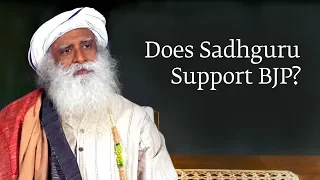 Does Sadhguru Support BJP?