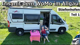 Alleine als Frau mit dem WoMo im Allgäu unterwegs!