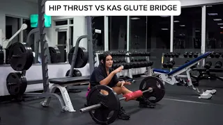 Hip thrust vs Kas Glute Bridge- what is the difference?