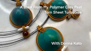 A Blast From My Polymer Clay Past: Sheet Turquoise!