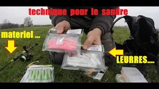 comment pêcher le sandre au leurre , ( matériel , technique ...)