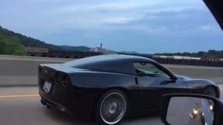 Ls2 c6 Corvette down shifts and 2 gear pull