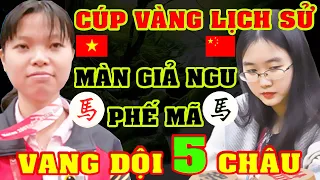 CÚP VÀNG LỊCH SỬ! NGÔ LAN HƯƠNG Giả Ngu PHẾ MÃ Vang Dội 5 CHÂU