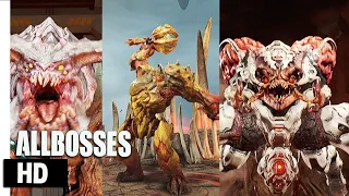 Doom- All Bosses (With Cutscenes) Gameplay 1080p 60fps