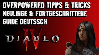 Diablo 4 - 7 Tipps & Tricks für Neulinge & Fortgeschrittene | einfach auf Deutsch erklärt