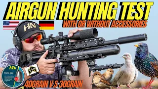 AIR GUN HUNTING TEST I AIR GUN HUNTING WITH OR WITHOUT ACCESSORIES I FX IMPACT LONG RANGE HUNTING