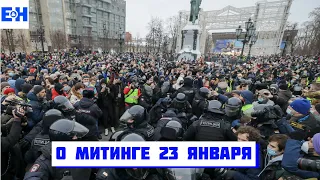 Станкевичюс о митинге 23 января