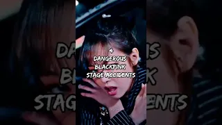 #blackpink #bts #shorts #btsarmy #shortsvideo #armyxblink  4 Dangerous BLACKPINK stage accidents