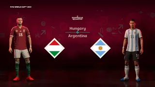 FIFA 23 - Hungary vs Argentina | Group Match | World Cup 1962 | K75 | PS5™ [4K60]