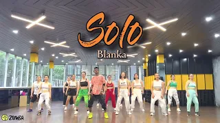 Blanka | SOLO | Zumba Dance Fitness Choreography by Zinpawan Basic Workout