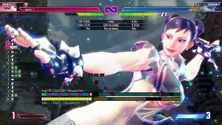 Street Fighter 6 Chun Li cross up set up combo