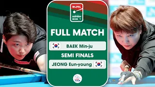 FULL MATCH: BAEK Min-ju - JEONG Eun-young | LPBA Bán Kết - Hana Card Championship 2023