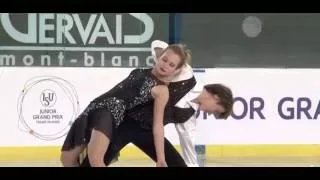 Sofia POLISHCHUK / Alexander VAKHNOV (RUS), Junior Grand Prix (JGP) 2016, France, Short Dance (SD)