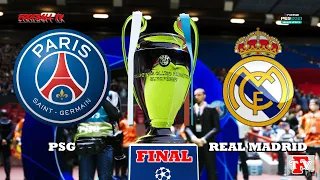 PSG vs REAL MADRID | FINAL UEFA Champions League (UCL) | PES 2021 Gameplay PC