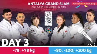Live now: Antalya Grand Slam 2023 day 3 - watch more on judotv.com