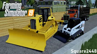 ROAD BUILDING WITH NEW DOZER! | XBOX ONE | PROPERTY MAINTENANCE | ROLEPLAY | FS19