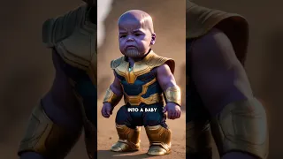 Dr Strange turned Thanos into Baby 😲