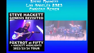 Steve Hackett Los Angeles 2023 Concert Review - Yesshift Stevenstallment