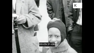 Parade Through Harlem Streets, New York in 1965, HD