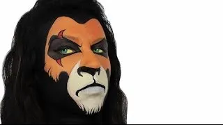 Scar | The Lion King Face Painting