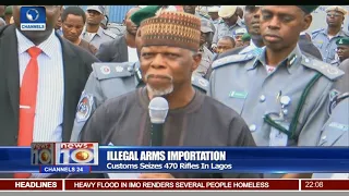 Illegal Arms Importation: Customs Seizes 470 Rifles In Lagos