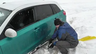 Первый выезд Suzuki Vitara на внедорожные покатушки с клубом "Не Буксуй!" Лыткарино (02.01.2019)