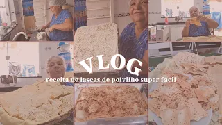 RECEITA DE LASCAS DE POLVILHO SUPER FÁCIL E RÁPIDA DE FAZER