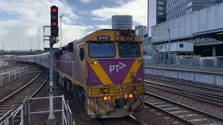 V/Line N459 City of Echuca Arriving at Southern Cross Station from Warrnambool