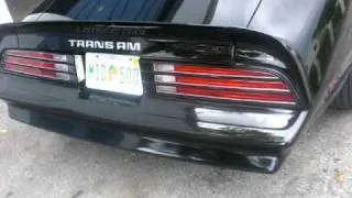 1978 Trans Am new dual exhaust sound